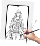 Logo of AR Sketch Drawing and Paint android Application 